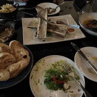 Everything plus the bones on toast