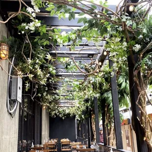 Outdoor seating area