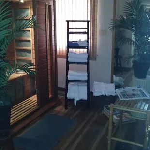 Try our Infra-Red dry sauna!