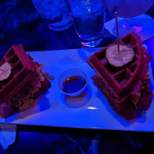 Chicken and Waffle Sandwich