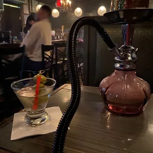 Dry Martini &amp; a Hookah