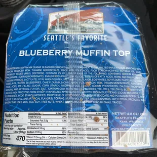 Seattle&apos;s Favorite - Blueberry Muffin Top