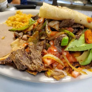a plate of food