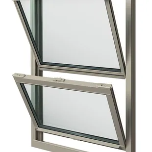 Series 700 Double Hung window in an Almond finish