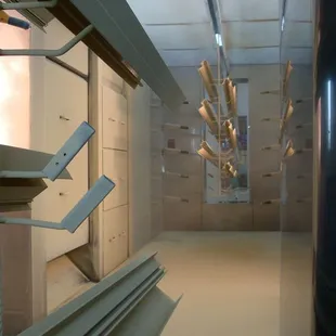 Our powder-coating operation, where the finish is evenly applied and baked on for durability.