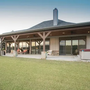 Custom sliding glass doors