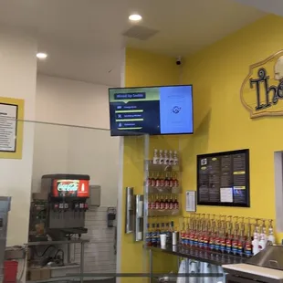 Theron's Frozen Custard register counter
