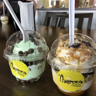 Our customized custard sundaes