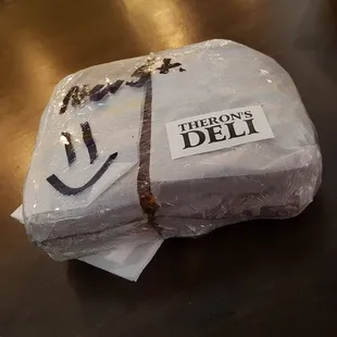 a bag of deli