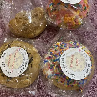 a variety of sprinkles