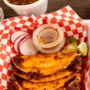 Quesabirria tacos - photo credit to Lynn P.