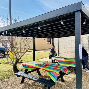 Outdoor seating area