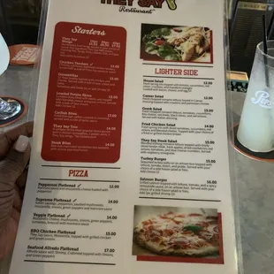 They Say Menu