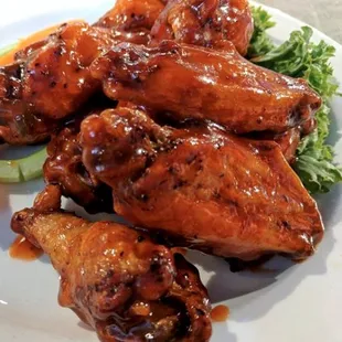 Our famous wings, tossed in our They Say bbq sauce made from our family recipe.