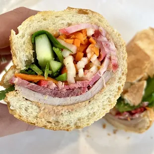 Bánh mì đặc biệt!  House Special Sandwich. So good!