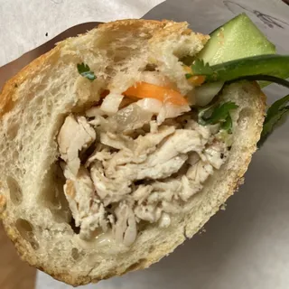 Shredded Chicken Breast Sandwich (Banh Mi Uc Ga)