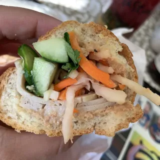 Pork Meat Loaf and Pate Sandwich (Banh Mi Cha Lua)