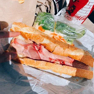 #4. B.B.Q. pork &amp; pate (xa xiu) / $5.95