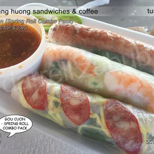 Spring roll combo pack