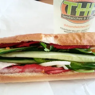 BBQ Pork and Pate Sandwich