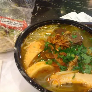 Crab Cake Vermicelli Soup