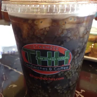 Basil Seeds and Grass Jelly