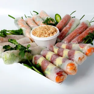 Spring Roll Variety..90 cents each. (minimum 20)