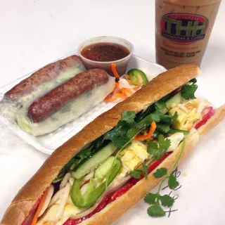 Grilled Pork Spring Rolls