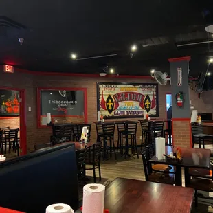 The inside of Thibodeaux's