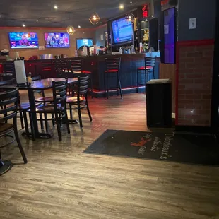 Inside the dining area