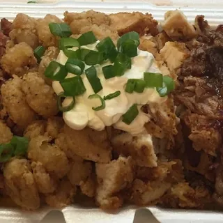 Fully Loaded Cajun Tater Bowls with 1 Meat