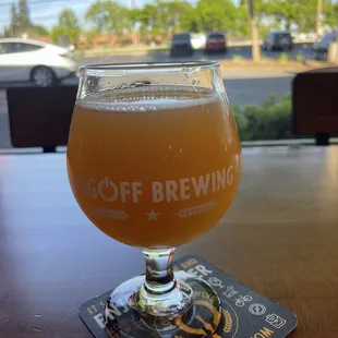 Logoff Brewery is where I have the tacos.