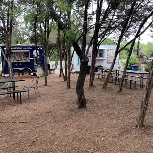 2 of the dozen trucks here