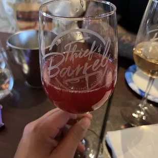 Alcoholic hibiscus lemonade