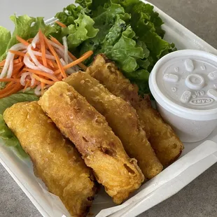 The best fried egg rolls in Houston!!