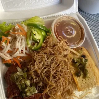 Vegan Spare Rib, Shredded Meat, Beancurd Pie Rice