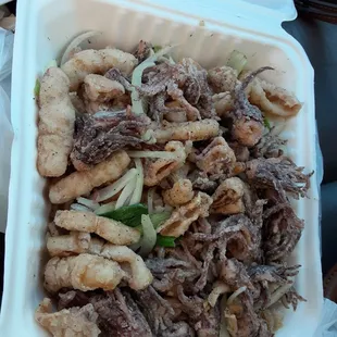 Pepper salted squid: best calamari you'll have ever have in the states!! It's that good