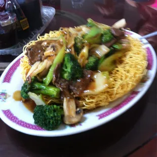 Combination Crispy Fried Noodle