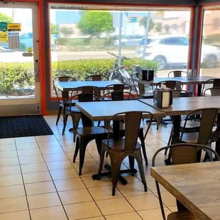 Clean Empty Dining Area