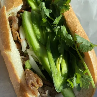 Grilled Pork Baguette