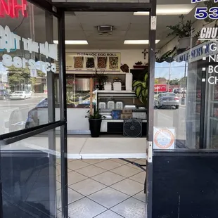 Order taken right at the door front as COVID precaution