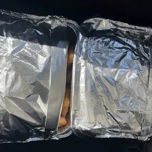 100 egg rolls! trays and packaging included