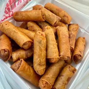 30 eggrolls for Xmas 2024 - Yum!