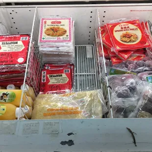Frozen spring roll wrappers options