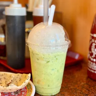 Avocado durian shake