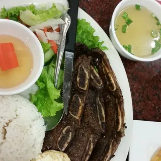 52. Cơm Sườn Bò đại Hàn Trứng Op La