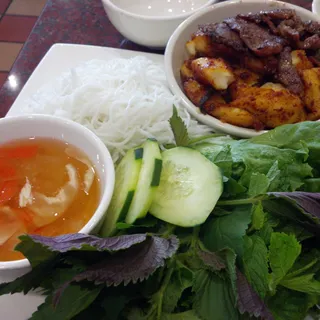 32. Bún Chả Cá Thịt Nướng