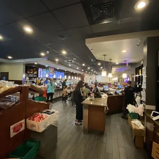 Interior (bubble tea and waffle station on the left)