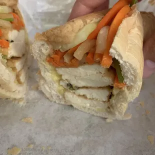 Tofu Bahn Mi Sandwich