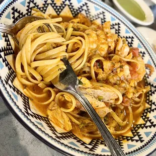 Seafood Pasta at lightning speed!